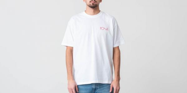 Polar Skate Co. Fill Logo Tee White