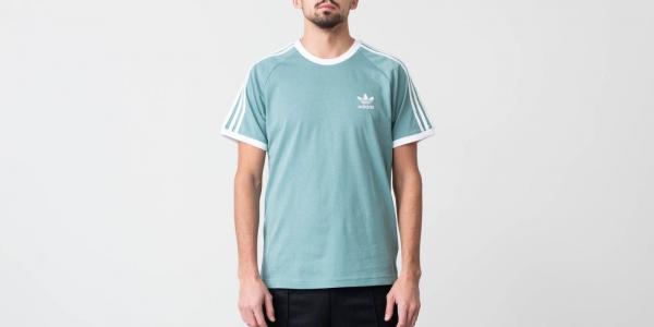 adidas 3-Stripes Tee Vapour Steel