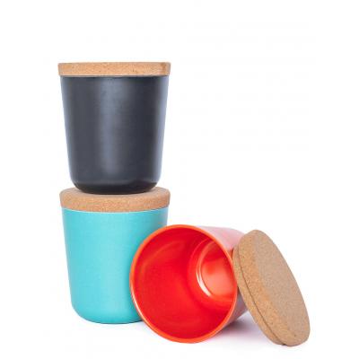Dárkový Pack EKOBO Gusto Large Storage Jar Set 2 persimmon/ black/ lagoon