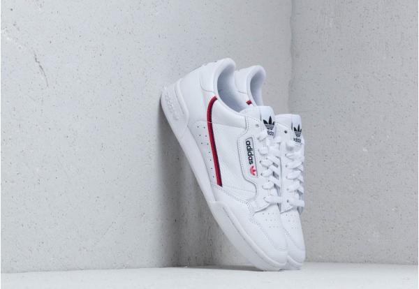 adidas Continental 80 Cloud White/ Scarlet/ Collegiate Navy