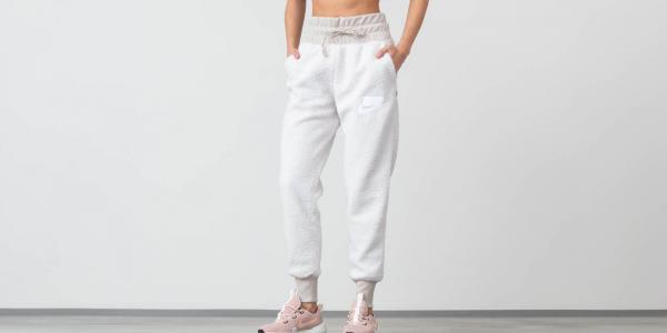 Nike Sportswear Sherpa Jogger Pants White