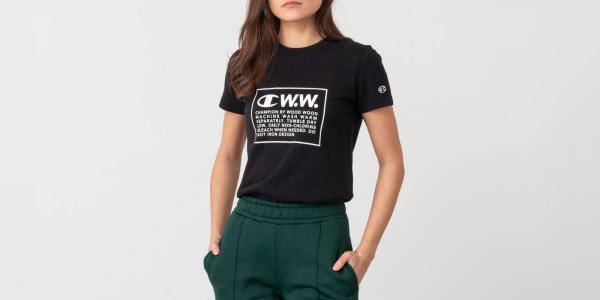 Champion x WOOD WOOD Lyn Tee Black