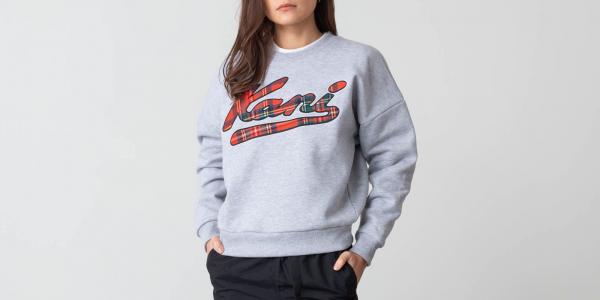 Karl Kani College Crewneck Grey/ Orange