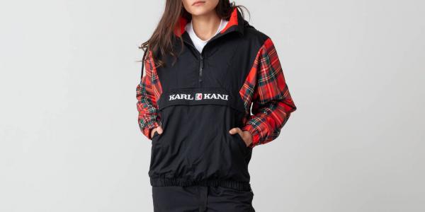 Karl Kani Check Windbreaker Black/ Red/ Green