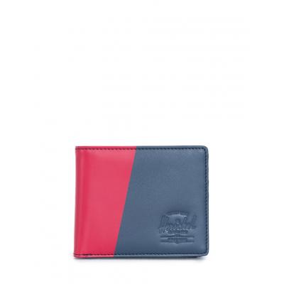 Peněženka Herschel Supply Hank + Coin Leather Navy/Red