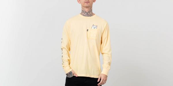 RIPNDIP Nermal Longsleeve Tee Banana