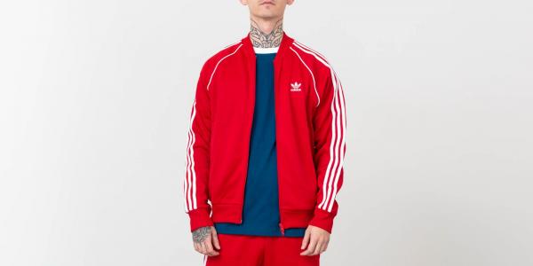 adidas SST Tracktop Crewneck Power Red