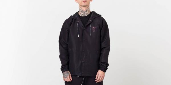 RIPNDIP Hell Pit Hooded Coach Jacket Black