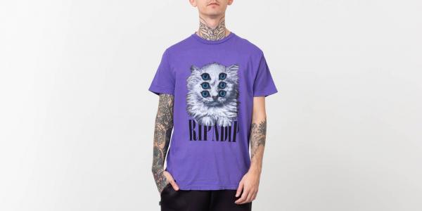 RIPNDIP Triplet Tee Purple