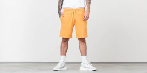 RIPNDIP Peek A Nerm Over Dye Sweat Shorts Orange
