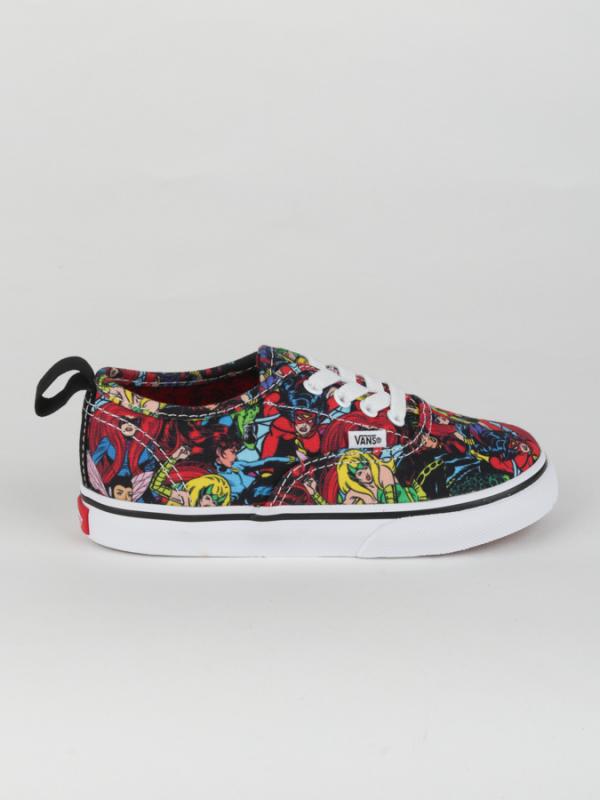 Boty Vans TD Authentic Elastic (Marvel) Multi/True White Barevná