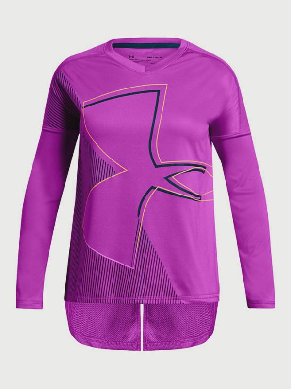 Tričko Under Armour Tech Long Sleeve Růžová