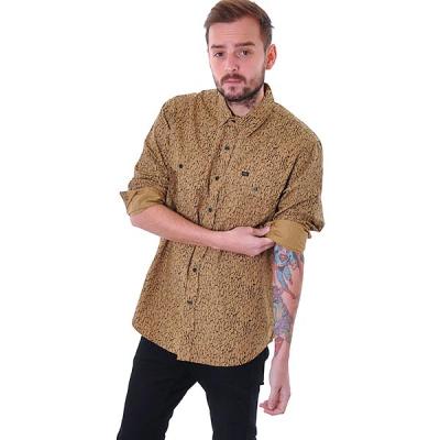 Košile Obey HARPER WOVEN Sand