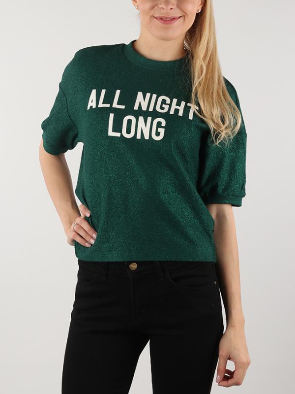 Blůza Lee SS All Night Long Sw Evergreen Zelená