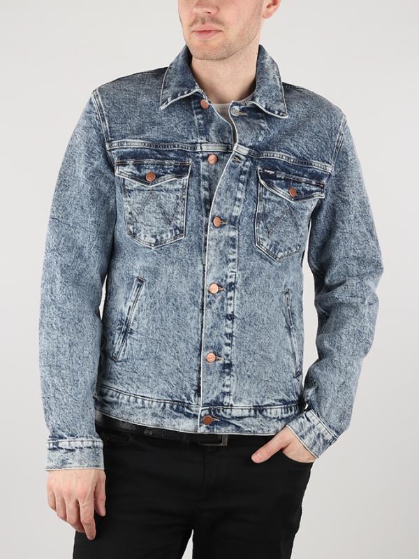 Bunda Wrangler Regular Jacket Glace Blue Modrá