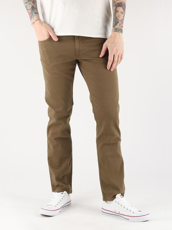 Džíny Wrangler Greensboro Dufflebag Green Hnědá