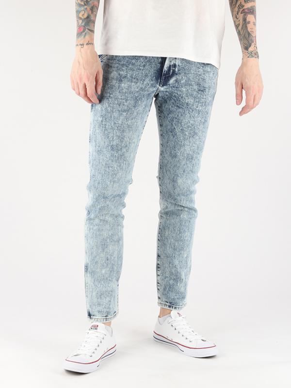 Džíny Wrangler Straight B&Y Racer Blue Modrá