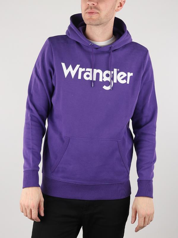 Mikina Wrangler Hoodie Tropical Purple Fialová