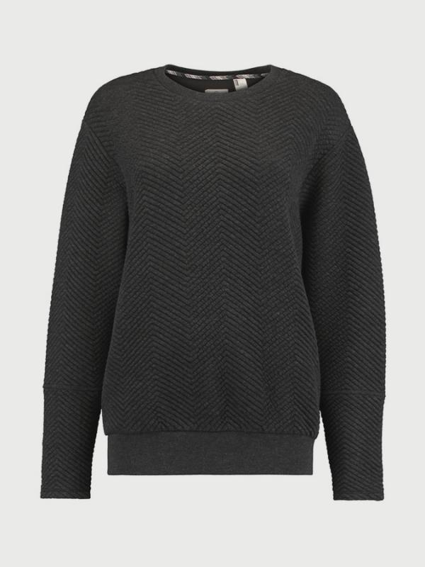 Mikina O´Neill LW Quilted Sweatshirt Černá