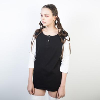 Triko Marshal Apparel Henllie Mid Sleeve Black / White