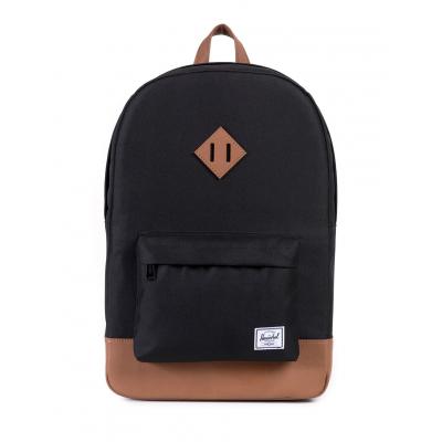 Herschel Supply Heritage Black/Tan Synthetic Leather