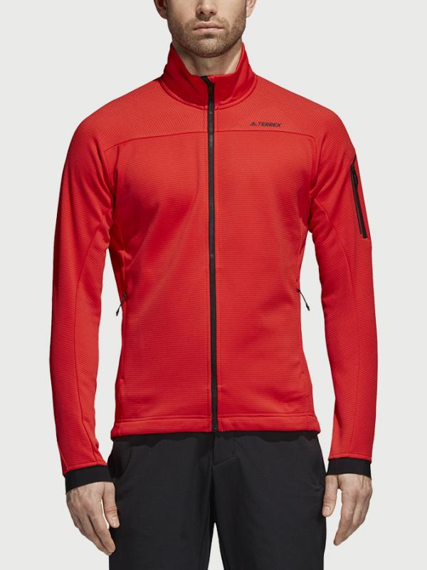 Mikina adidas Performance Stockhorn Fl J Červená