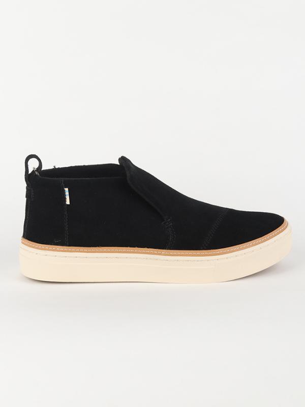 Boty Toms Black WR Suede Černá