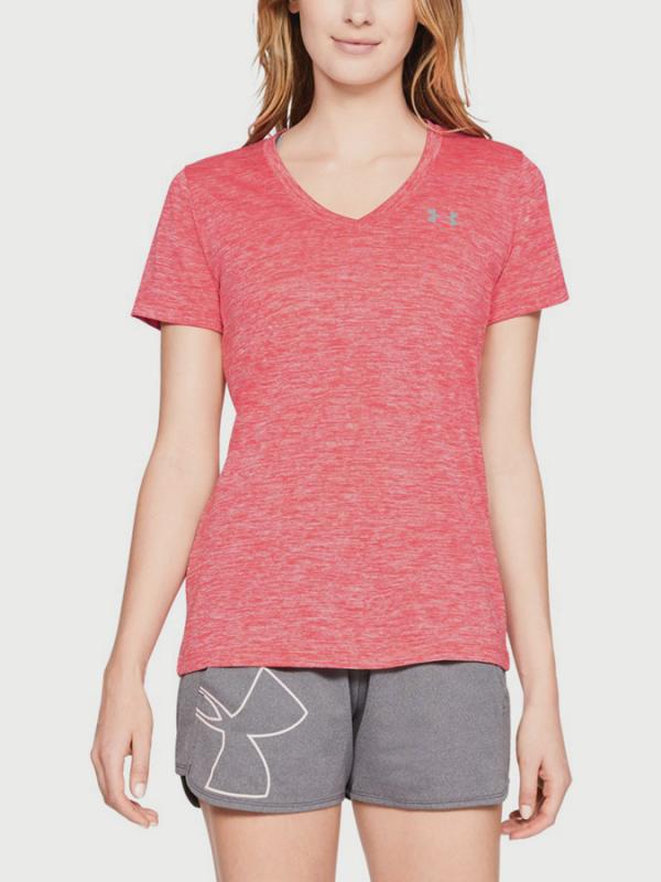 Tričko Under Armour Tech SSV - Twist Růžová