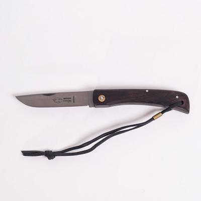Kapesní nůž Otter Messer Hippe-Kniep Large with strap carbon blade c75, dark wooden handle grenadil