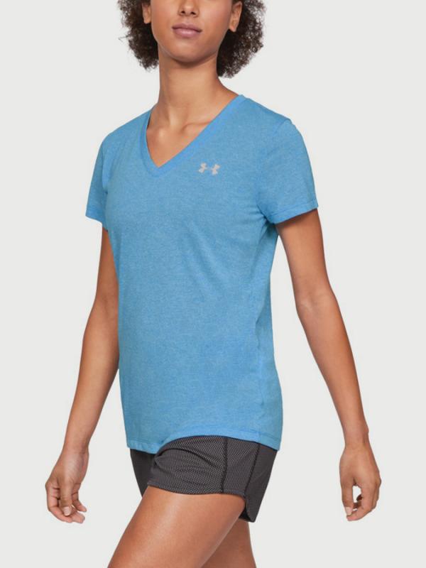Tričko Under Armour Threadborne Train SSV Twist Modrá