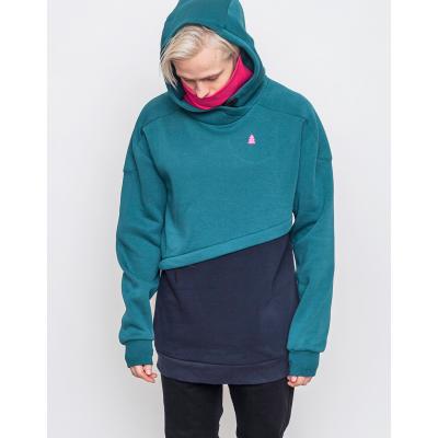 Mikina Pinetime HiRise dark green_Magenta