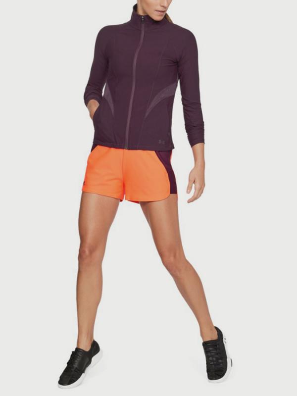 Mikina Under Armour Tb Balance Camo Mesh Fz Červená