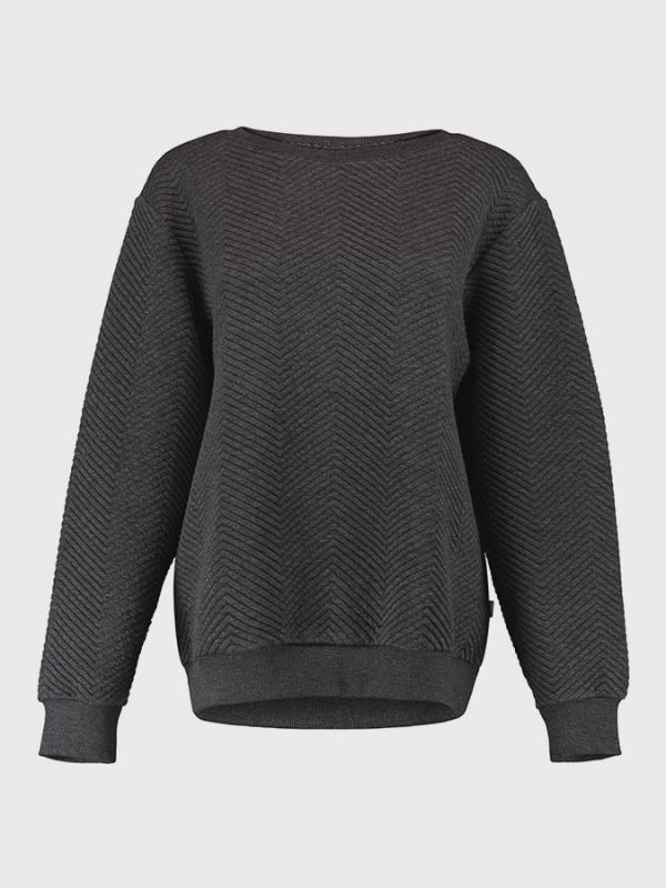 Mikina O´Neill LW Quilted Crew Sweatshirt Šedá