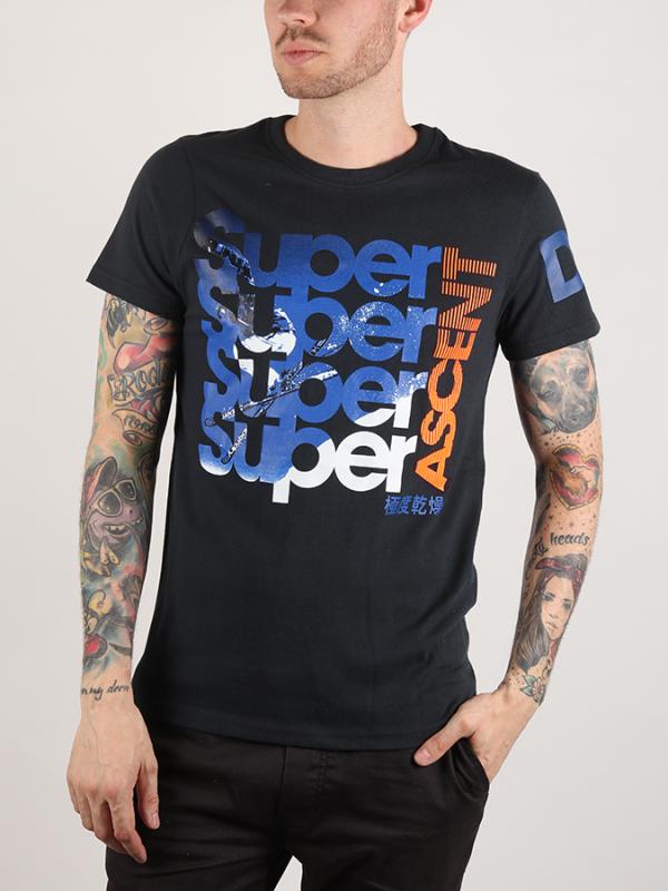 Tričko Superdry Mountaineer Boxed Photo Tee Modrá