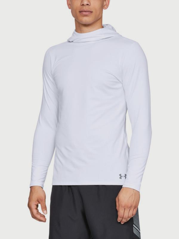 Tričko Under Armour Fitted CG Hoodie Bílá