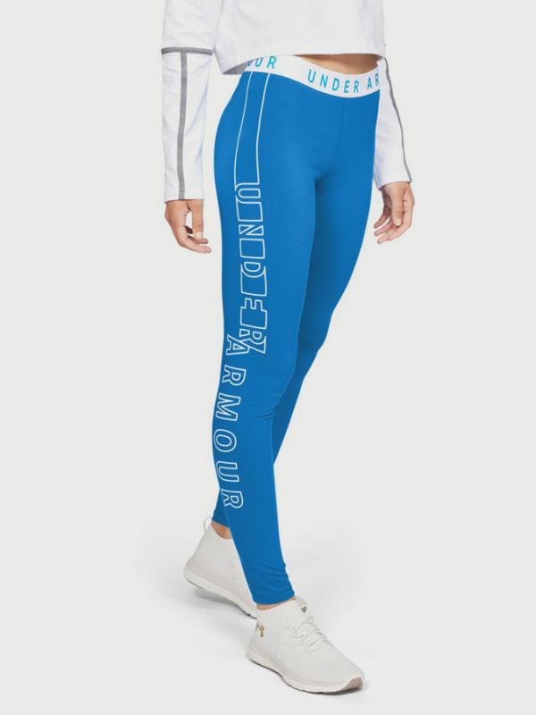 Legíny Under Armour Favorite Graphic Legging- Wm Modrá