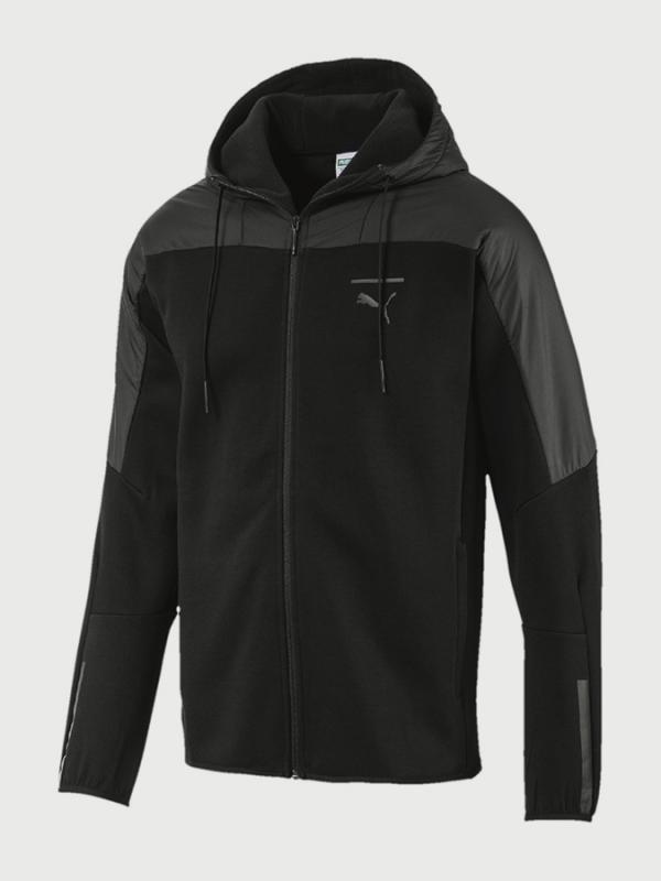 Mikina Puma Pace Lab Winterized FZ Hoody Černá