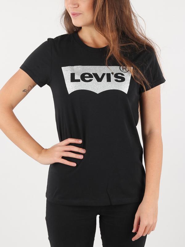 Tričko LEVI\'S The Perfect Tee Černá