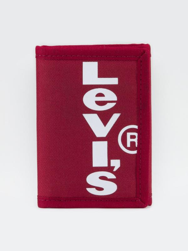 Peněženka Levi's® Oversized Red Tab Trifold Červená