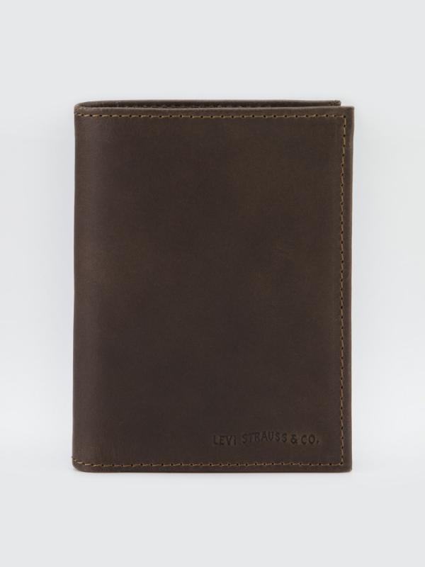 Peněženka Levi's® Casual Classics Knoll Coin Bifold - Wave Hnědá