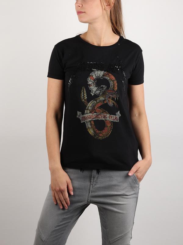 Tričko Replay W3959B T-Shirt Černá