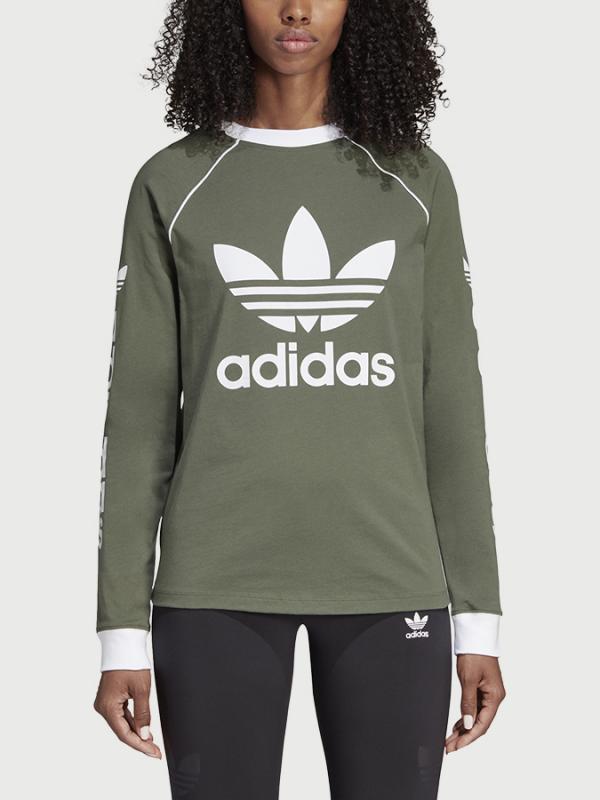 Tričko adidas Originals Og Longsleeve Šedá