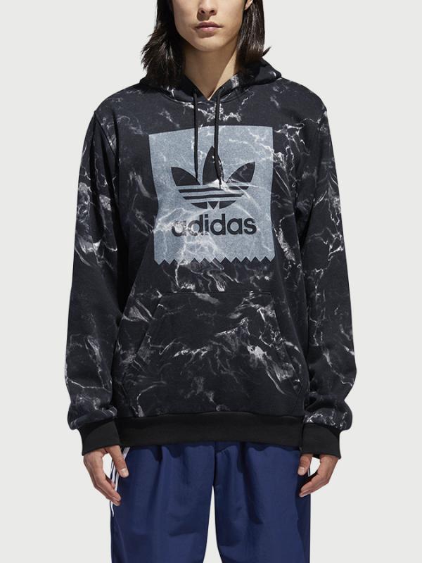 Mikina adidas Originals Mrble Aop Hd Černá