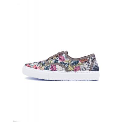 Sneakers - tenisky Victoria Ingles Estampado Tropical kaki