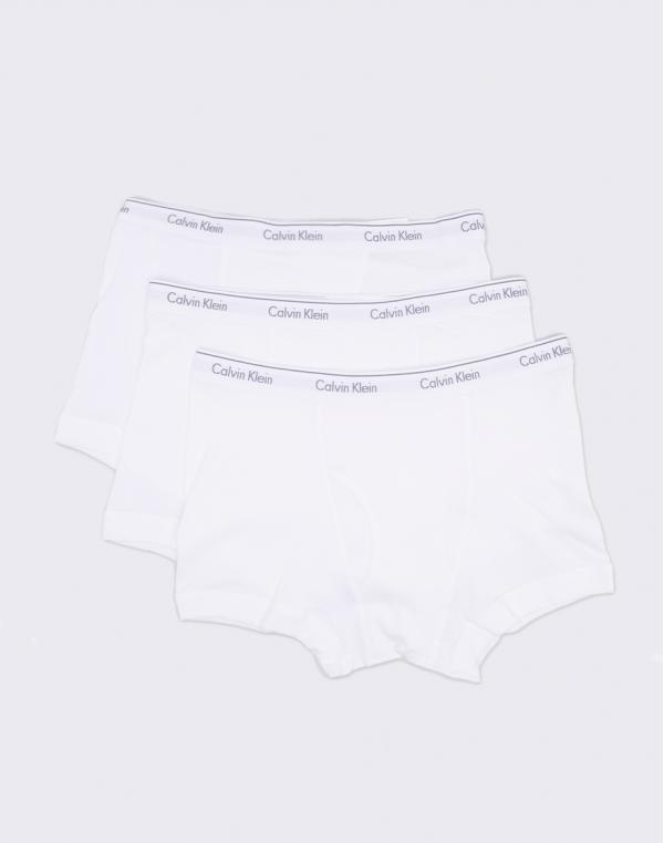 Calvin Klein 3P Trunk White L