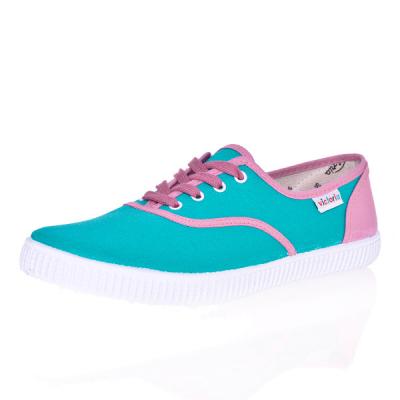 Sneakers - tenisky Victoria Inglesa Lona Contrast aquamar