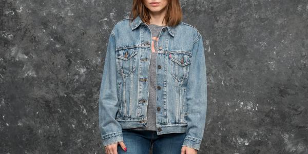 Levi's® Exboyfriend Trucker Jacket Indigo Anthem
