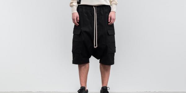 Rick Owens DRKSHDW Cargo Pods Pants Black