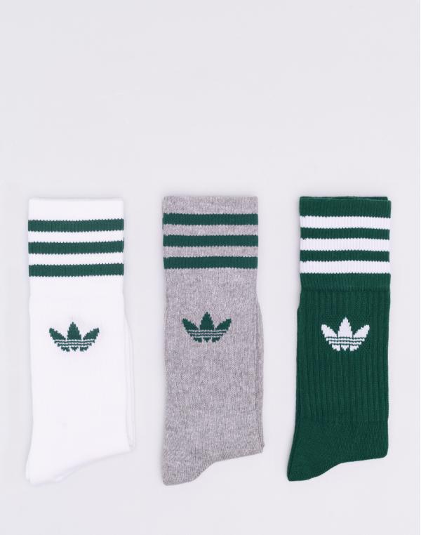 adidas Originals Solid Crew Collegiate Green/ White 35-38