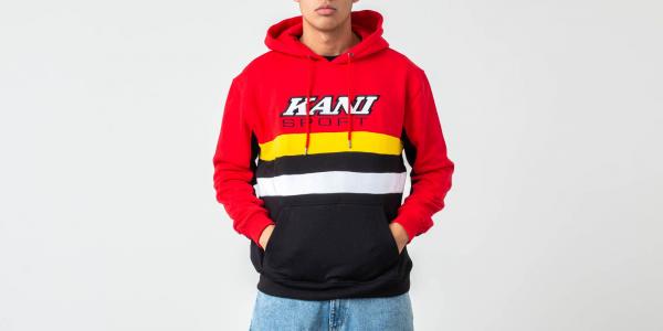 Karl Kani Sport Block Hoodie Red/ Yellow/ Black/ White